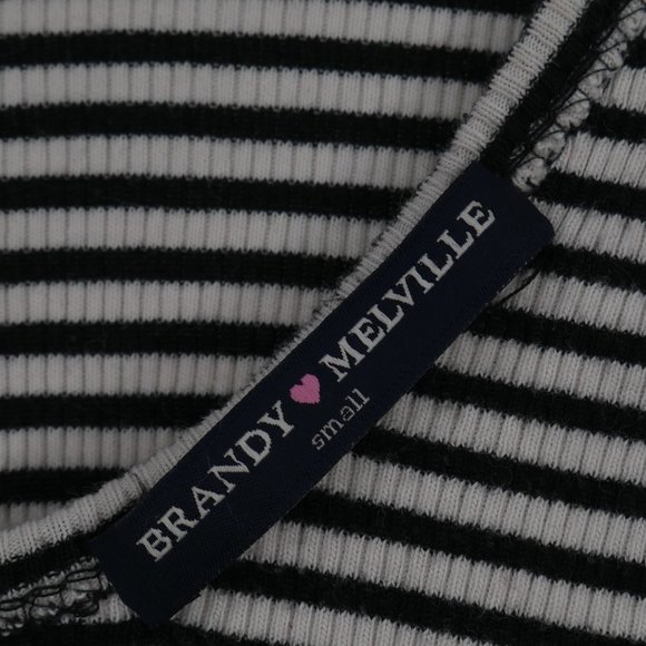Striped Brandy Melville Crop Top - Picture 3 of 3